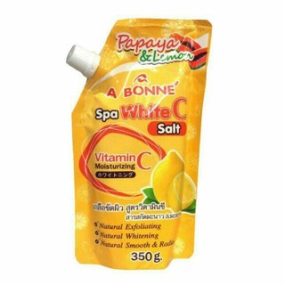 MUỐI TẮM TẨY TẾ BÀO CHẾT A BONNE SPA - PAPAYA & LEMON SPA WHITE C (ĐU ĐỦ VÀ CHANH VÀNG)