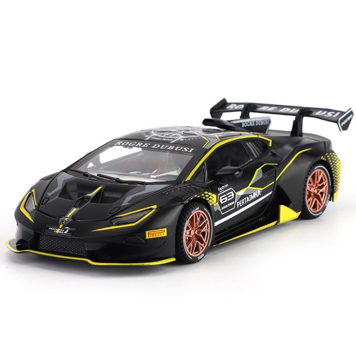 Siêu xe ô tô mô hình kim loại Lambo Huracan Super Trofeo EVO2 tỷ lệ 1:32