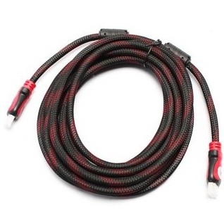 Dây cáp HDMI chống nhiễu 5m (Đen phối đỏ)