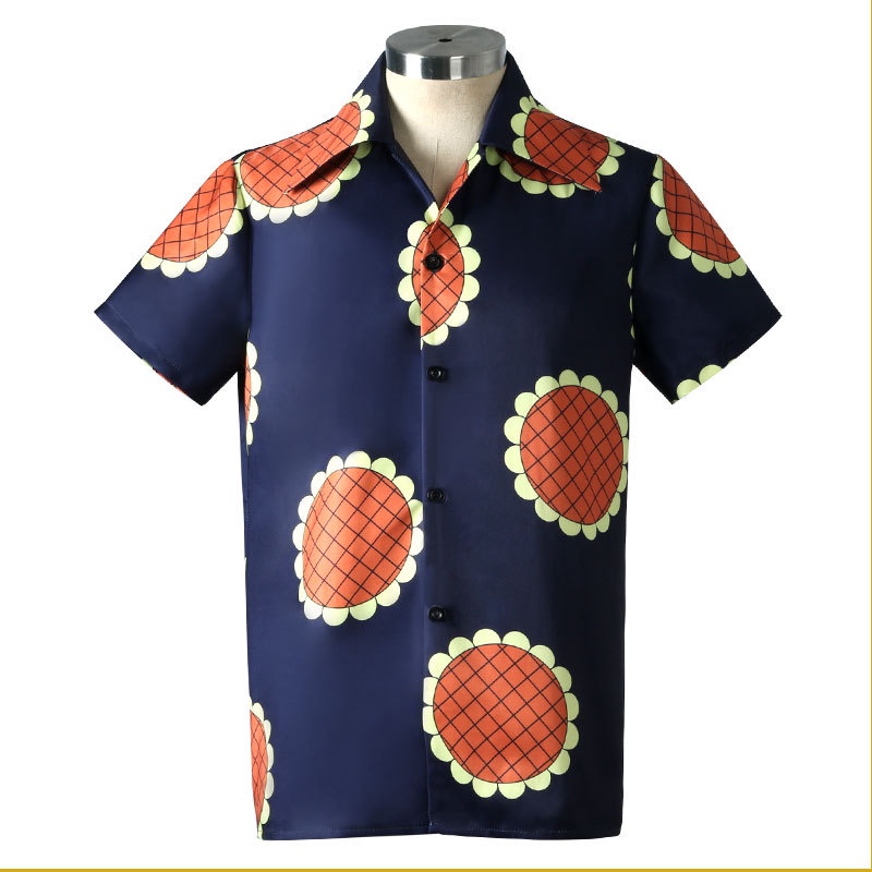 Áo Sơ Mi Tay Ngắn Hóa Trang Nhân Vật Luffy Trong Phim Hoạt Hình One Piece