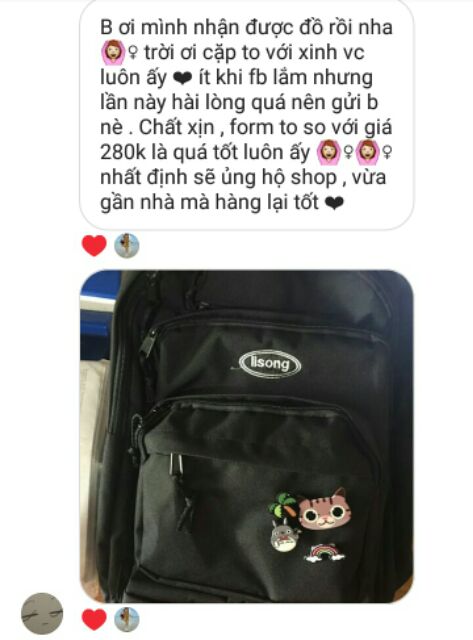 Balo trơn ulzzang nhiều ngăn
