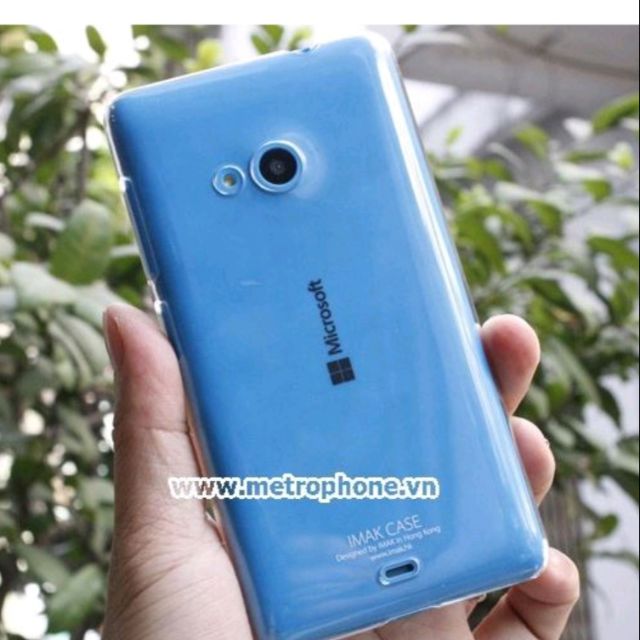 Ốp lưng trong suốt imak phủ nano cho lumia 540