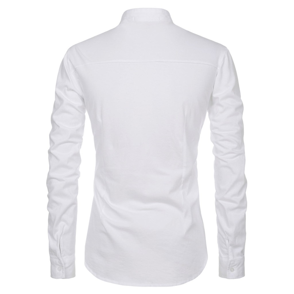 Áo sơ mi dài tay nam cổ trụ LADOS - 740, cổ lãnh tụ, chất lụa đẹp | BigBuy360 - bigbuy360.vn