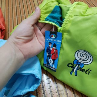 Áo khoác gió 2 lớp cho bé