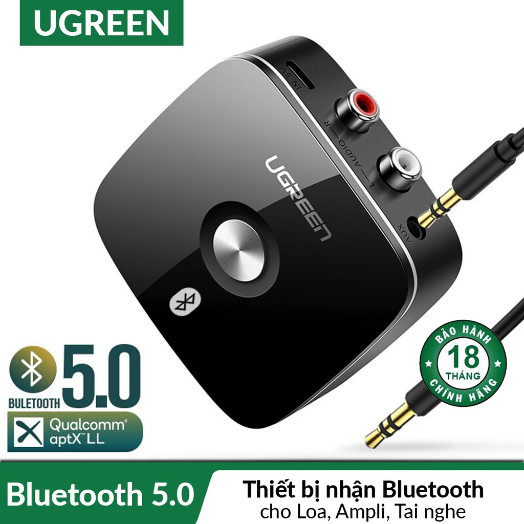 Bộ Thu Blutooth  5.0 Ugreen CM123 Chính Hãng