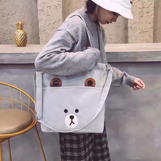Túi tote chú gấu