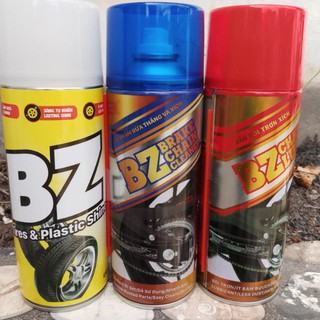 Bộ 3 chai Dưỡng sên - Rửa sên - Dưỡng bóng vỏ xe - 340g (450 ml ) BZ Chain Lube