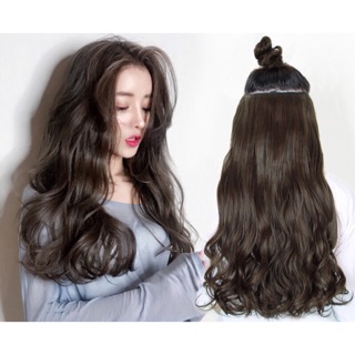Tóc Giả Kẹp Xoăn Siêu Dày Dài 65cmw