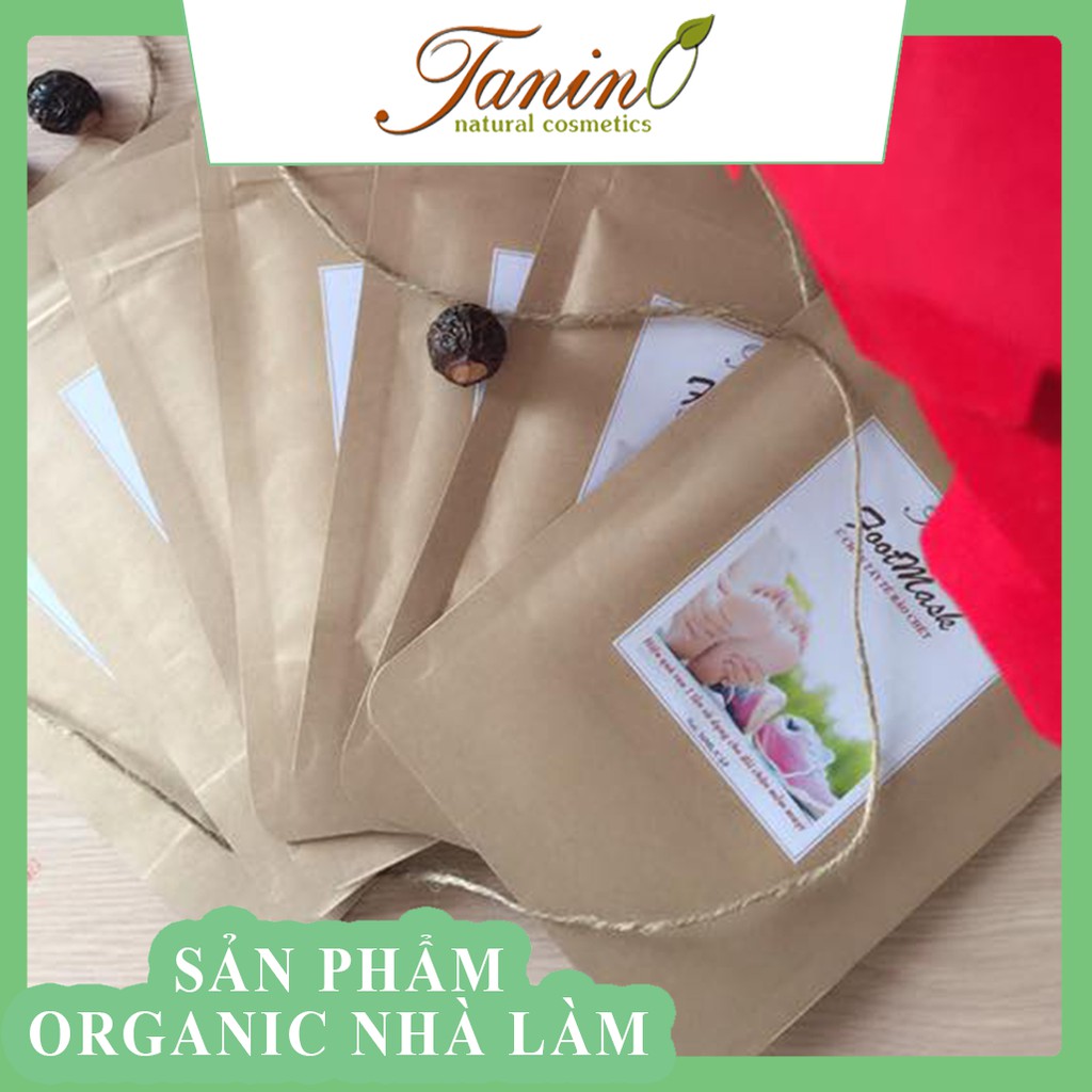 MẶT NẠ TẨY TẾ BÀO CHẾT GÓT CHÂN TANINO ORGANIC NHÀ LÀM- 100% NGUYÊN LIỆU TỰ NHIÊN