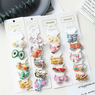 5 dây buộc tóc hoạt hình cho bé