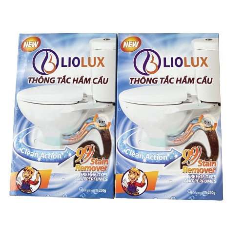 bột tẩy rửa bồn cầu, Xử Lý Hầm Cầu Bể Phốt LIOLUX 250g