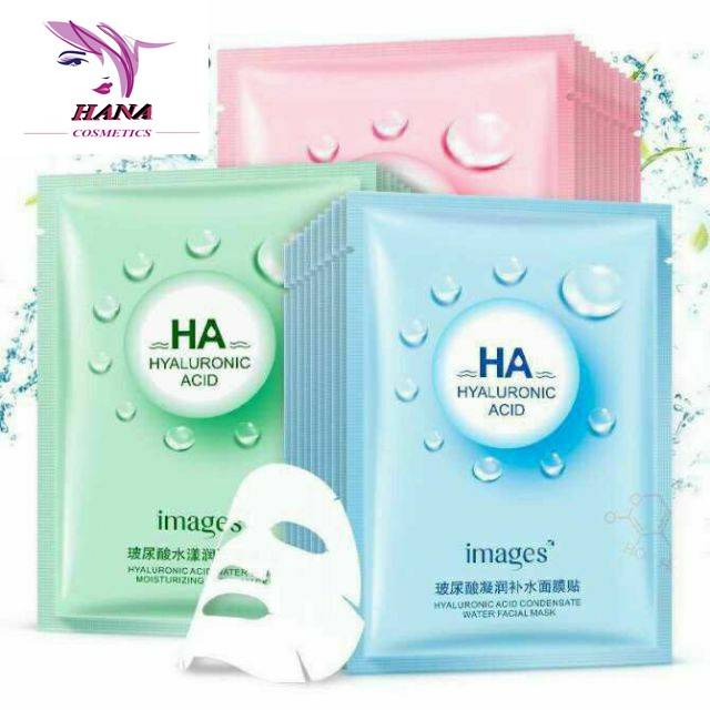 Mặt Nạ Giấy 💕𝑭𝒓𝒆𝒆𝒔𝒉𝒊𝒑💕Mask HA Images Cấp Ẩm Dưỡng Da Trắng Sáng
