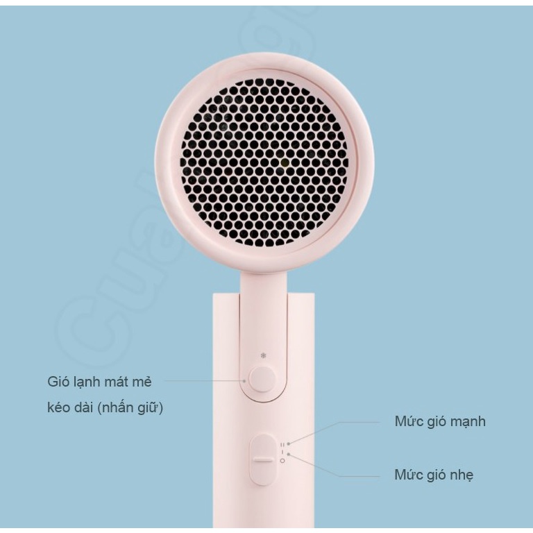 Máy sấy tóc XM Mijia simple H100 / H101 bổ sung ion âm
