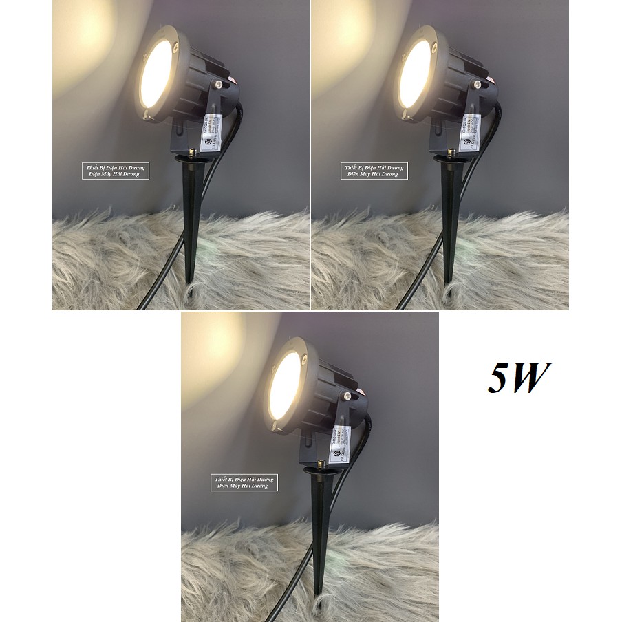 Combo 3 Đèn LED Cắm Cỏ DCC-702 - Công Suất 5w/7w/10W - Chip Led Siêu Sáng - Trang Trí Sân Vườn - Bảo hành 12 tháng