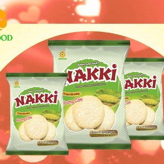 Bánh gạo Nhật Nakki hương cốm (85g/135g/200g)