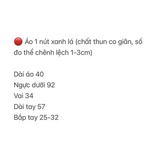 JANET STUDIO • Áo 1 nút xanh bơ