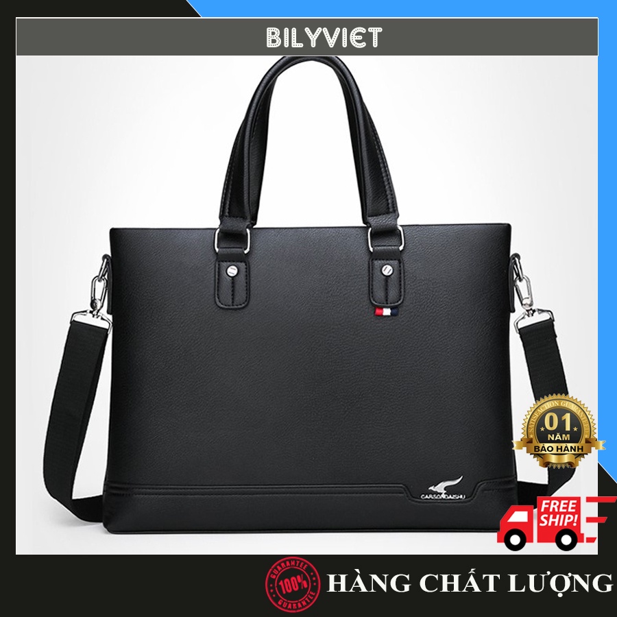 Cặp Da Công Sở, Cặp Da Nam Nữ, Dành cho giáo viên, văn phòng, Có ngăn Đựng laptop, tài liệu, Đồ Da Bilyviet
