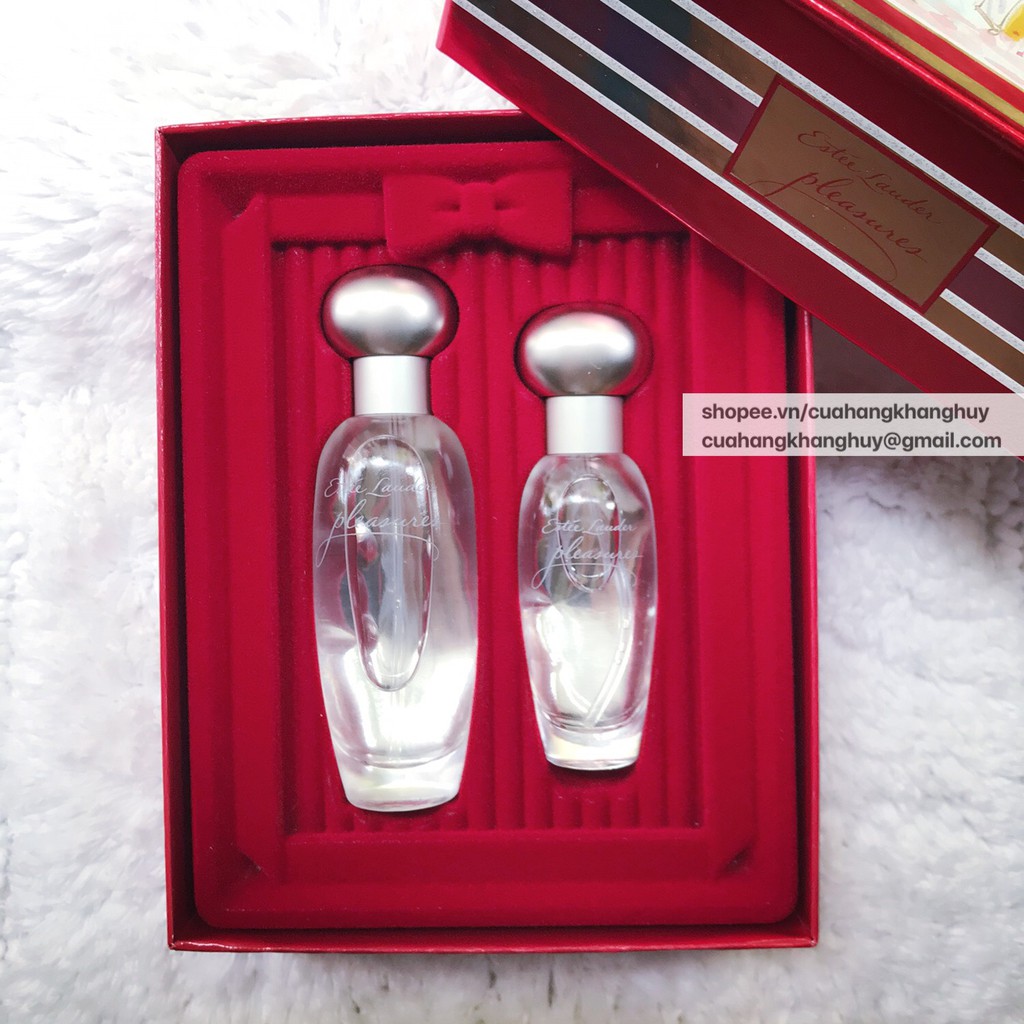 Bộ Nước hoa Estee Lauder Pleasures 30 ml + 15 ml (Nhập Mỹ)