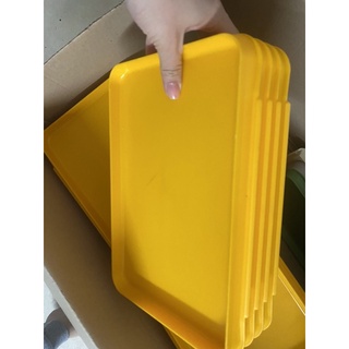 Khay nhựa trắng chất đẹp 17x27