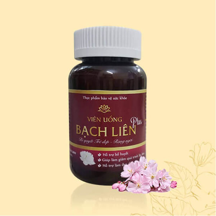 Viên uống Bạch Liên Plus  điều hòa nội tiết tố, chống lão hóa da | BigBuy360 - bigbuy360.vn