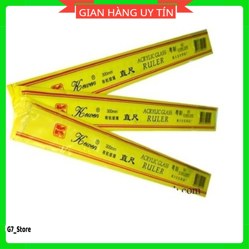 (SALE) Thước nhựa mica,thước 20cm-30cm