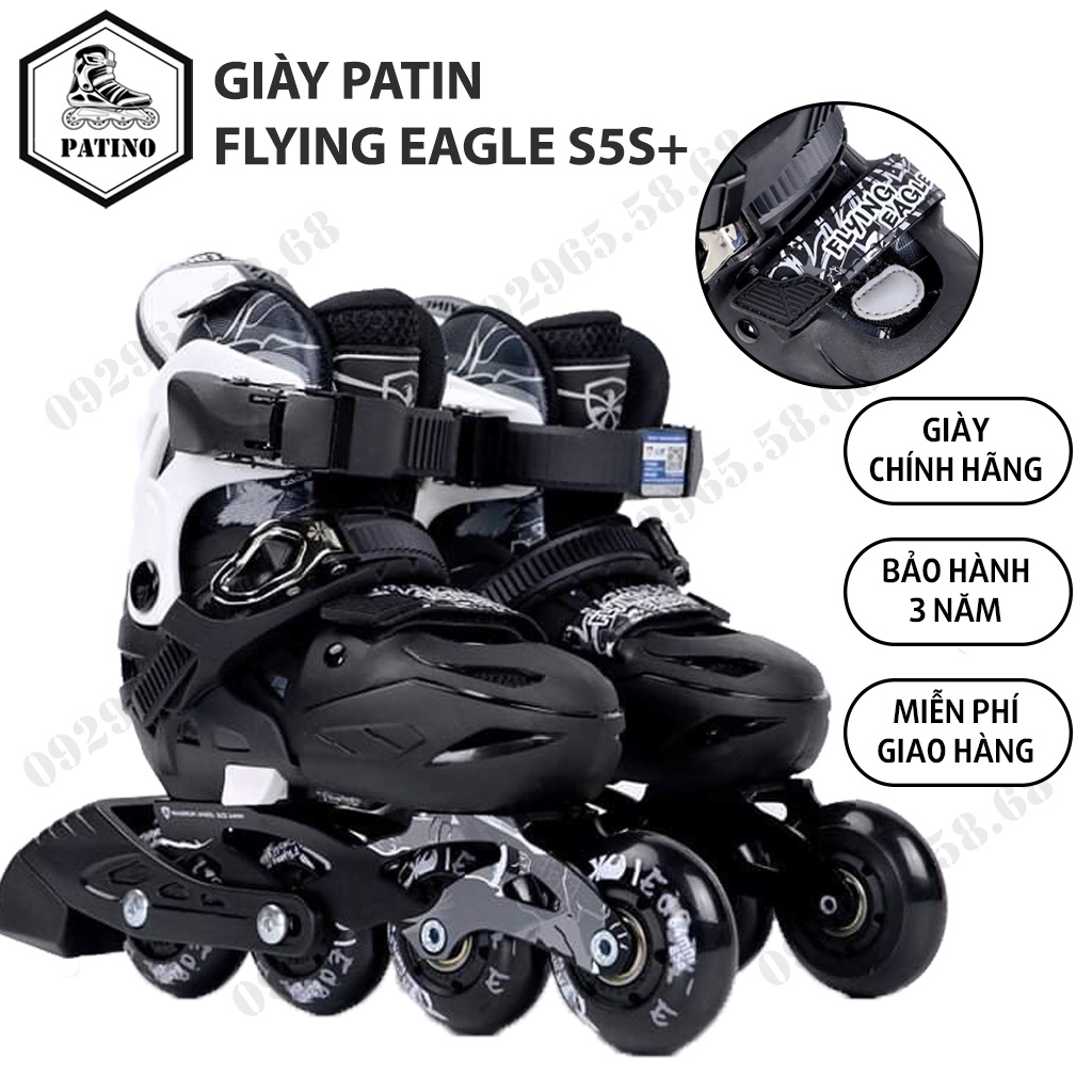 Giày trượt patin trẻ em, giày patin flying eagle S5S+ chính hãng giá tốt