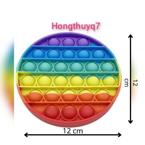 Pop it Đồ Chơi Xả Stress (xì trét), Xua Tan Căng thẳng, Mệt Mỏi cho Trẻ Em, Người lớn, Giải Trí Thông Minh