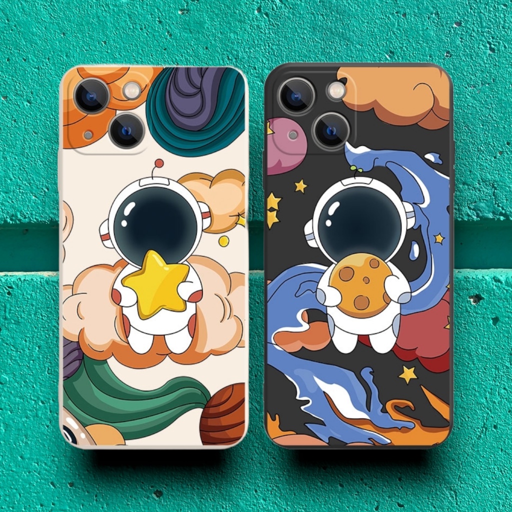 Ốp Vuông Phi hành gia Xiaomi 11 Lite 5G NE,11T 5G,11T Pro 5G,Redmi 10,10A,Redmi 9,9T,9A,9C,Redmi 8,Redmi 8A,Redmi 7