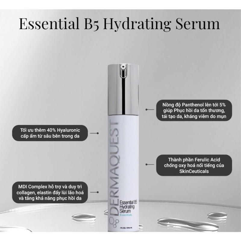 SERUM PHỤC HỒI DA DERMAQUEST ESSENTIAL B5 HYDRATING