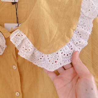 💥sỉ💥váy cổ viền khoá dọc cho con ti sml