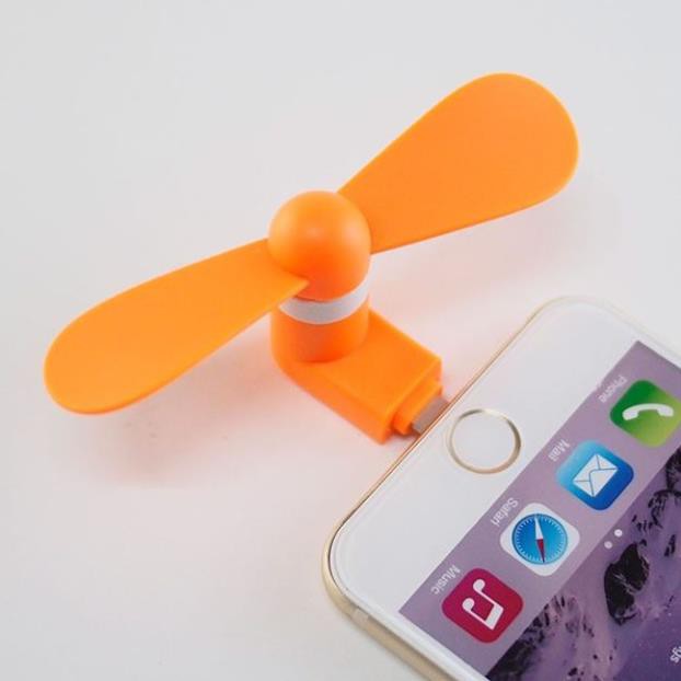 Quạt mini USB 2 cánh cắm chân điện thoại tiện dụng cho các dòng máy | BigBuy360 - bigbuy360.vn