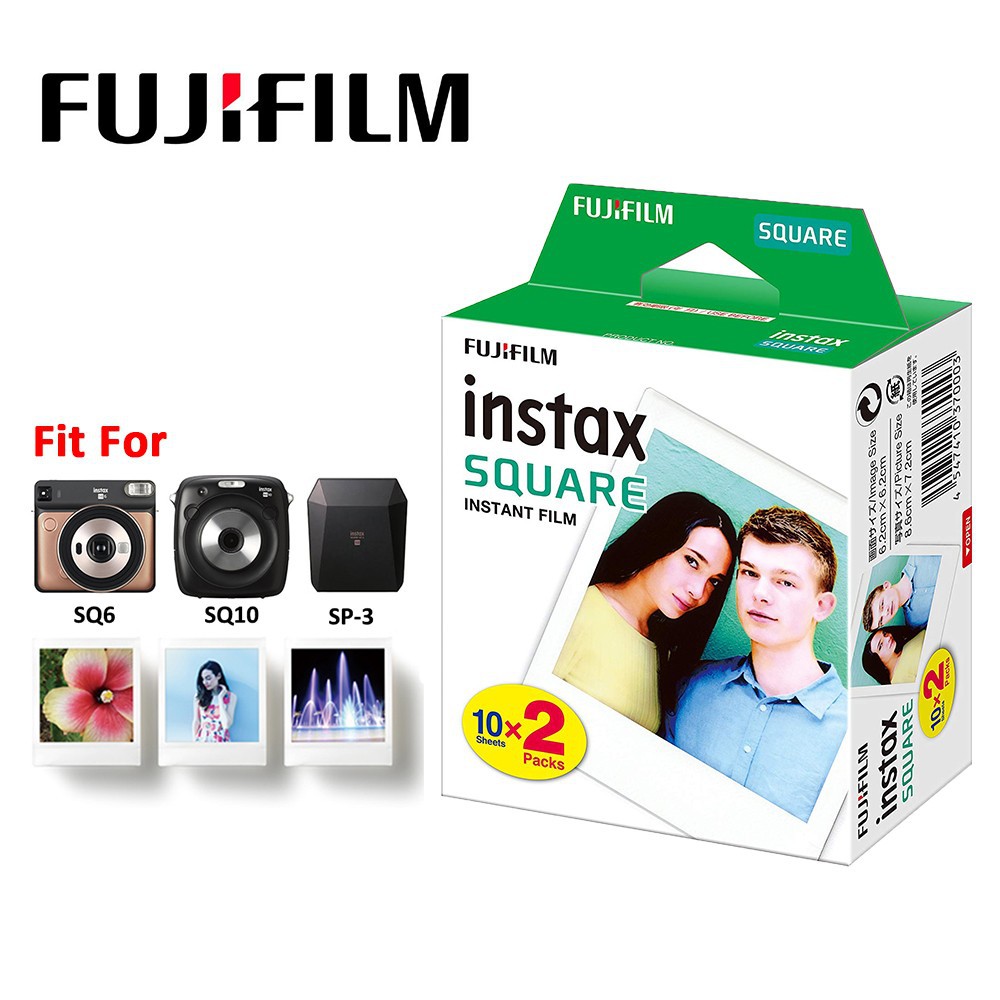 Film Instax Square - 20 tấm (Dùng cho SQ1, SQ6, SQ10, SP3,...) | Chính Hãng