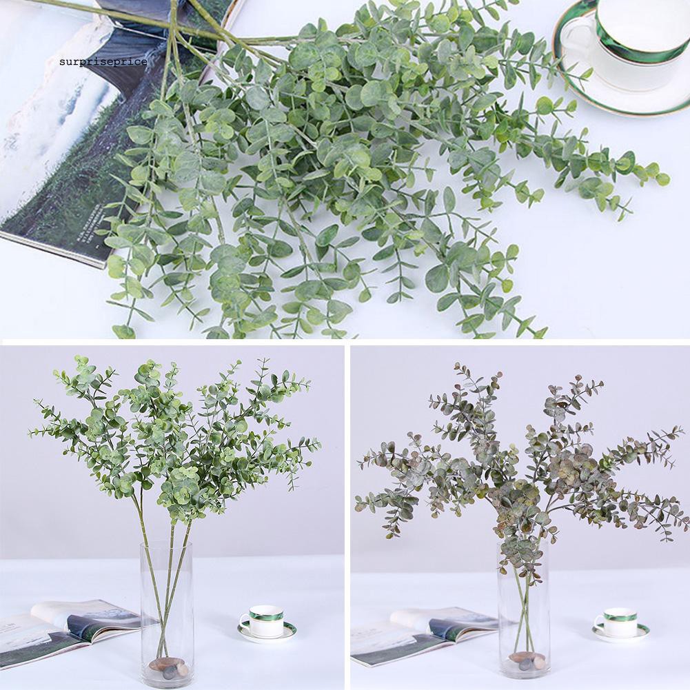 Cây bạch đàn giả 3 nhánh dùng để trang trí nội thất