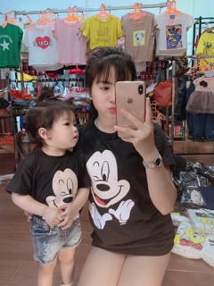 Sét áo phông mẹ và bé mickey