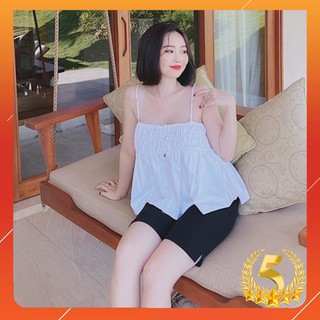 Áo 2 dây baby bo ngực voan lụa siêu đẹp HÀNG Y HÌNH