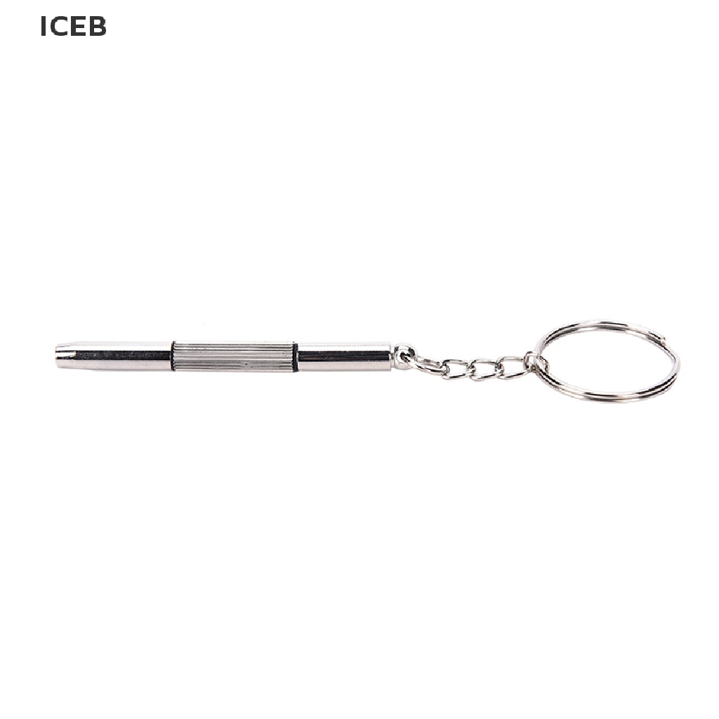 Bộ 5 Tua Vít Mini 3 Trong 1 Sửa Kính Mát Đồng Hồ Kèm Móc Khóa Tiện Dụng