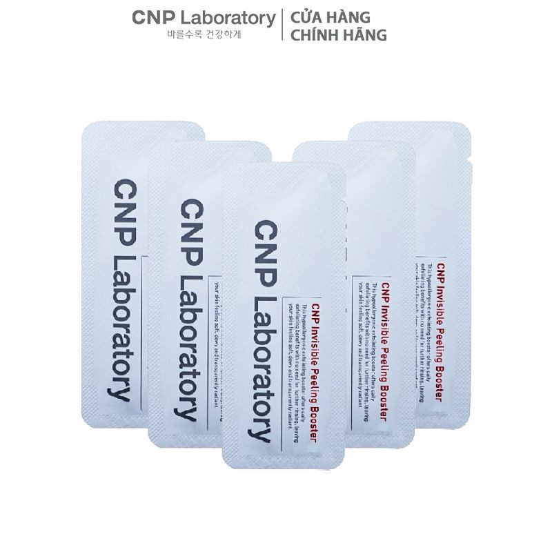 [HB Gift] Combo 5 Gói Tinh chất keo ong trẻ hóa da CNP Laborory &amp; 5 gói Gel tẩy tế bào chết thế hệ mới