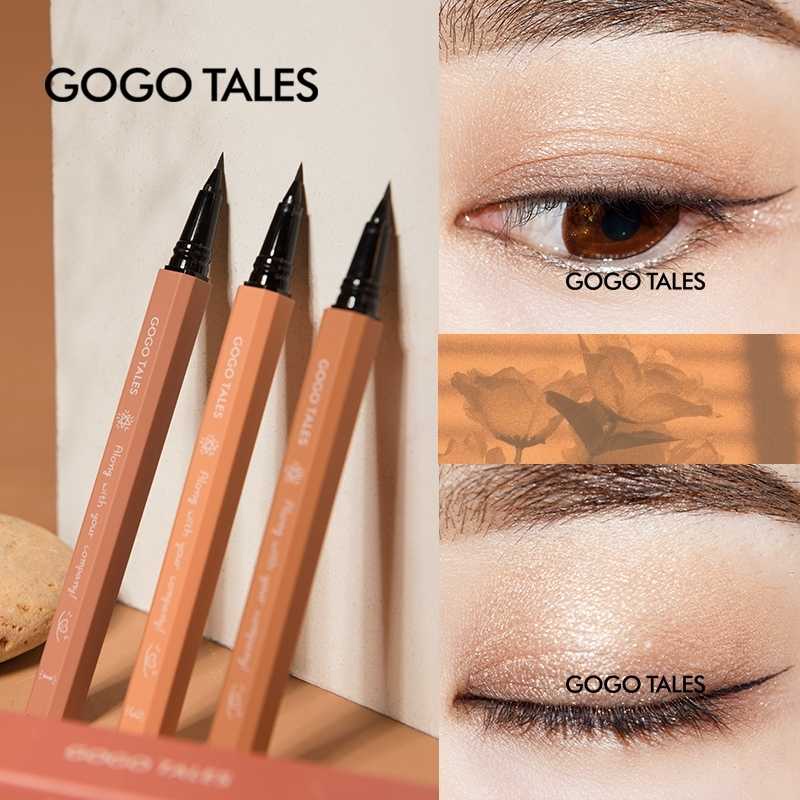 [Có sẵn] Bút kẻ mắt Gogo tales chống nước nét mảnh nhanh khô không thấm nước nội địa Trung chính hãng GT211