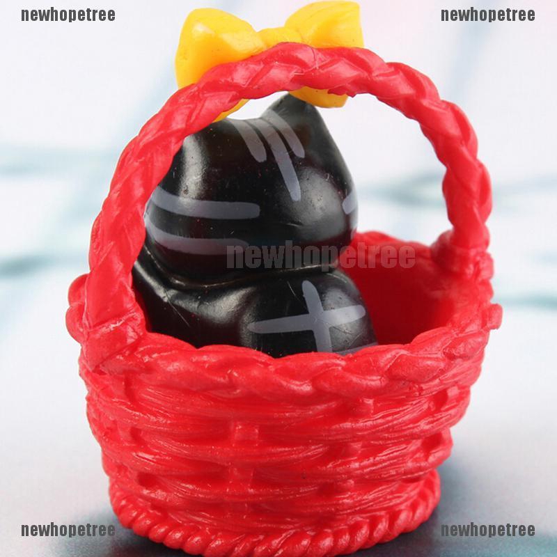 Đồ trang trí vườn bằng nhựa hình mèo