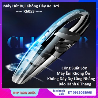 Máy hút bụi - máy hút bụi ôtô cầm tay 6053 - hút bụi xe hơi r6053 - cao cấp chính hãng bảo hành 6 tháng