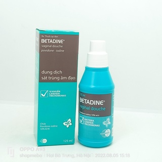 Dung dịch Betadine phụ khoa chai 125ml - Betadine vaginal douche