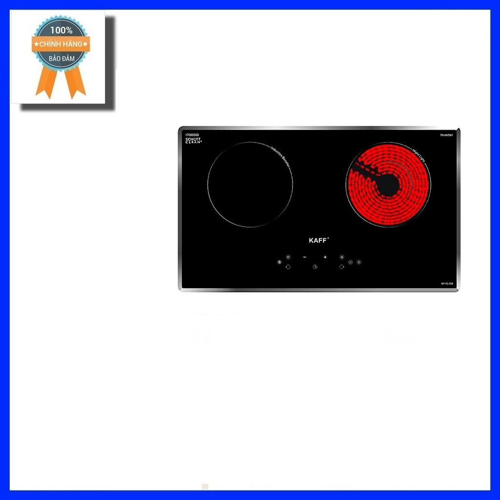Bếp điện từ KAFF KF-EG900IH - Đen, 728x438mm, Bếp điện + Từ