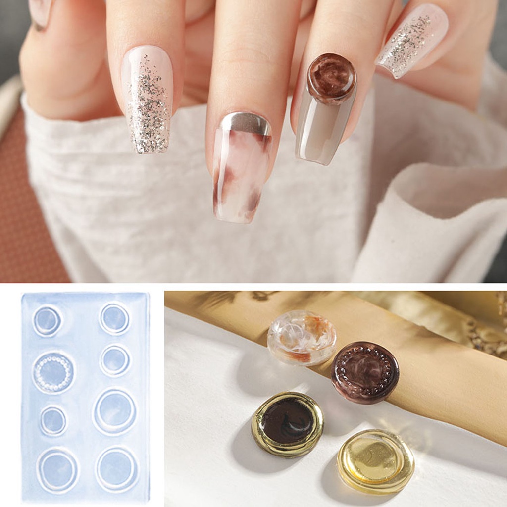 [Hàng mới về] Khuôn Silicon Làm Phụ Kiện Trang Trí Móng Phong Cách Nhật Bản