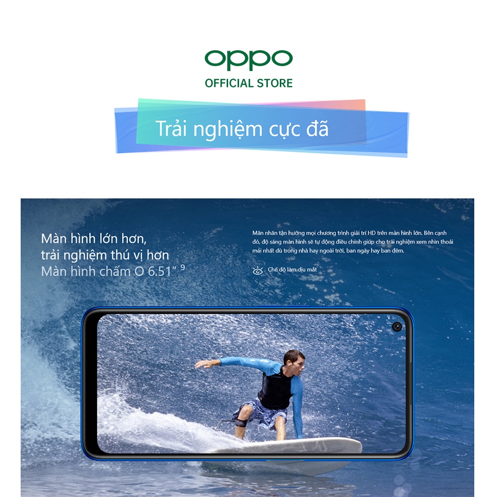 Điện thoại OPPO A55  - Hàng Chính Hãng