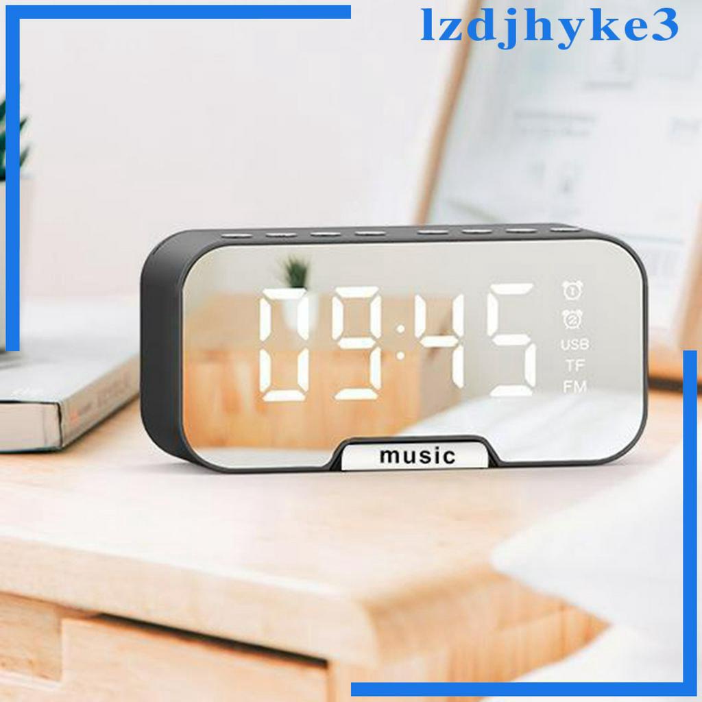 Loa Bluetooth Không Dây Tích Hợp Đồng Hồ Báo Thức Kỹ Thuật Số Tích Hợp FM Radio lzdjhyke3 Enjoylife