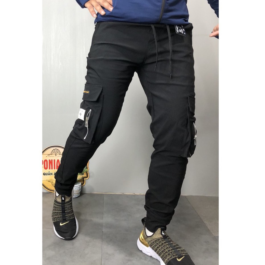 Quần jogger kaki Nam Túi Hộp Thời Trang Nam