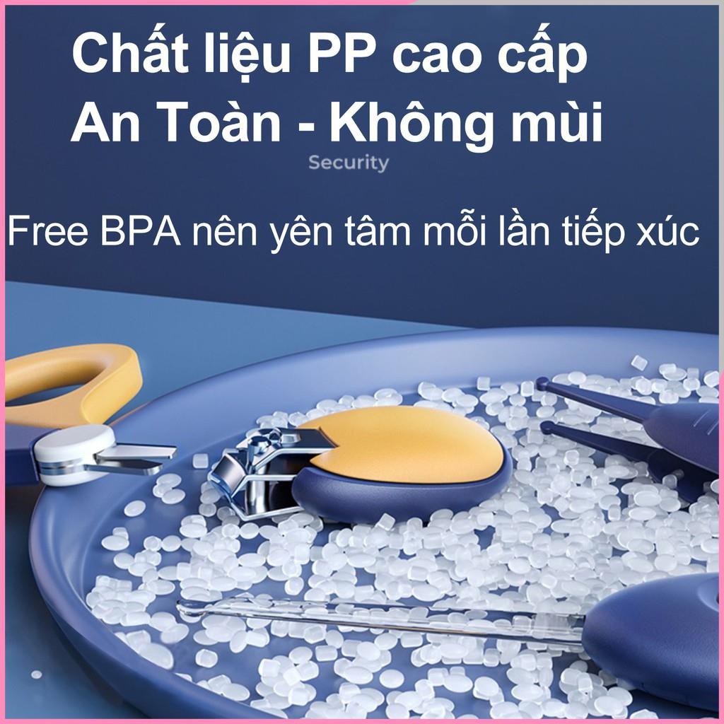 Bộ cắt móng tay cho bé - bấm móng tay sơ sinh an toàn gồm 5 món - Ahimom