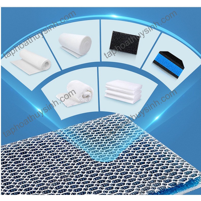 Bông lọc 6D - 6 lớp lọc cặn bẩn siêu sạch