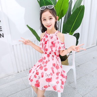 Đầm công chúa tay ngắn xinh xắn cho bé gái#thì thầm