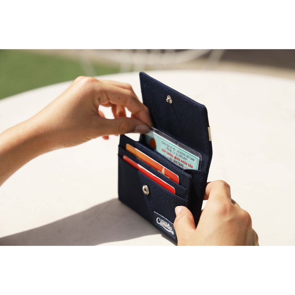 [Mã WABRWB24 giảm 30K đơn 99K] Ví CAMELIA BRAND® Crossline Card Wallet (5 colors) | BigBuy360 - bigbuy360.vn